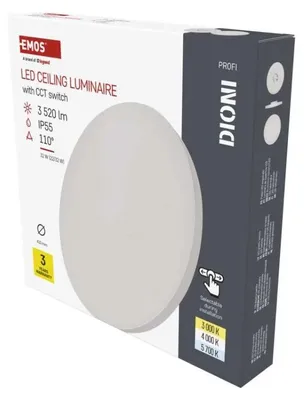 Immagine prodotto di EMOS Apparecchio a soffitto LED bianco 410mm 22-32W IP55 CCT ZM7152