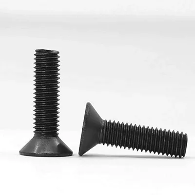 100 Stück M5 x 12 mm Schrauben mit Senkkopf und Innensechskant