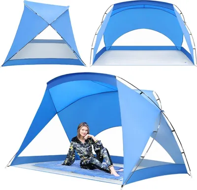 Produktbild von Gartenpavillonzelt für 4 Personen 273x195x175/155cm