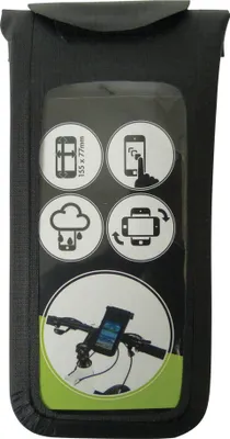 Produktbild von Dresco Smartphone-Halter Fahrrad & Hülle 155x77x11mm