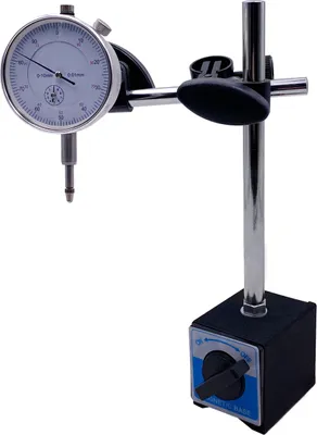Produktbild von PAULIMOT Messstativ mit Magnetfuß und Feinjustierung inkl. Messuhr 0 bis 10 mm