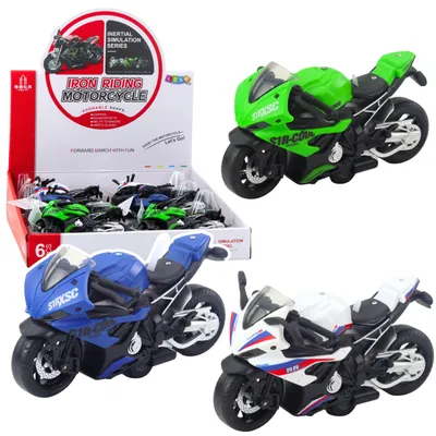 Zdjęcie produktu dla Wyścigi motocykla sportowego ze światłami i dźwiękami