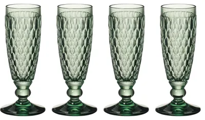 Produktbild von Villeroy & Boch Boston 4er Set Sektglas green 145 ml