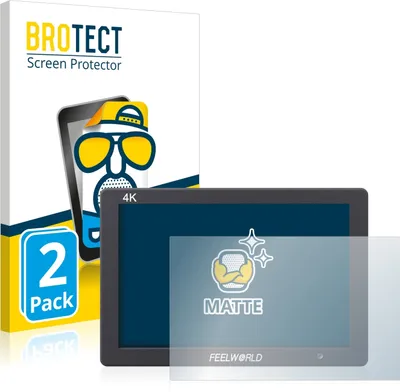 Produktbild von 2x BROTECT Schutzfolie für Feelworld FW279 7" Displayschutz Displayschutzfolie Folie Matt Entspiegelungsfolie