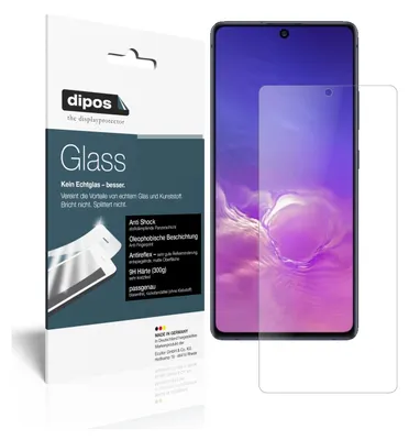 Obrázok produktu pre 2x ochranná fólia pre Samsung Galaxy S10 Lite matná - proti nárazom 9H fólia dipos Glass plastové sklo