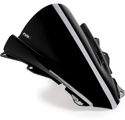 Produktbild von Puig 21767n Z-racing Kawasaki Zx-4r Ninja Windschutzscheibe Schwarz  Schwarz One Size