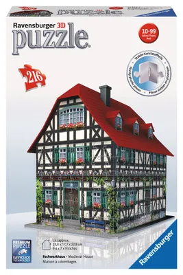 Obrázek produktu pro Ravensburger Svíticí 3D puzzle, 216 dílků Tradiční německý dům..