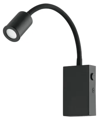 Produktbild von EGLO LED Wandlampe Tazzoli, Schwanenhals Leselampe zur Wandmontage