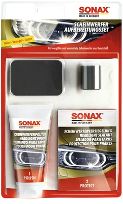 Image de SONAX Kit de préparation des phares