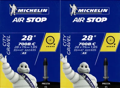 Produktbild von MICHELIN Airstop, Presta-Ventil, 700c, Schwarz, Box, 1 Stück(e)
