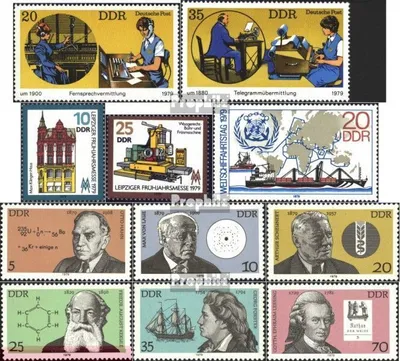 Produktbild von Briefmarken DDR 1979 Mi 2400-2401,2403-2404,2405 2406-2411 (kompl.Ausg.) gestempelt Fernsprechvermittlung und Telegrammübermittlung