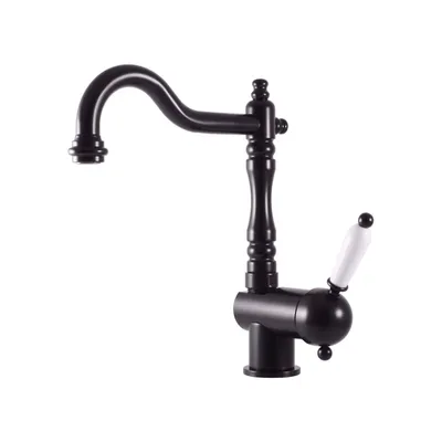 Zdjęcie produktu dla Slezák-RAV Slezák RAV Labe L508/8CMAT Bateria zlewozmywakowa Kolor: czarny mat, Wymiar: 1/2''