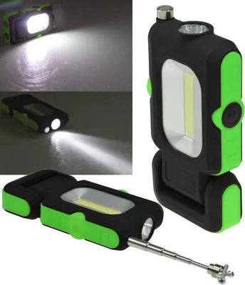 Produktbild von LED Arbeitsleuchte CAL-COB Flexi 3W 220Lumen Haken Magnetfuß PickUp