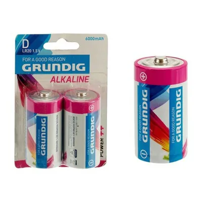 Immagine prodotto di GRUNDIG Batteria alcalina 6000mAh confezione da 2 pezzi