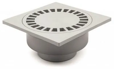 Immagine prodotto di Scarico da cortile a filo pavimento Scarico da cantina 250 x 250 mm Drenaggio terrazza 221P