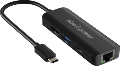 Obrázek produktu pro AlzaPower USB-C Dock Station 4v1 černý