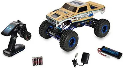 Produktbild von Carson 500404067 X-Crawlee PRO 1:10  robuster XL RC-Crawler, 4x4, verschränkbare Achsen, einstellbare Alu-Öldruckstoßdämpfer, ideal für Einsteiger, 100% RTR, Sandfarben