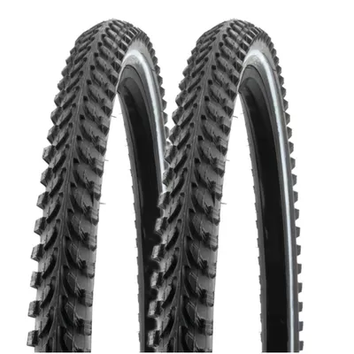Produktbild von 2 x Kenda Reifen MTB Reflex Mittelsteg Fahrradreifen 26 Zoll 26x1.95 (50-559)