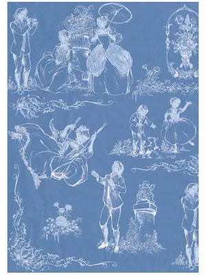 Produktbild von Decopatch FDA519 Decoupage-Papier 30 x 40 cm