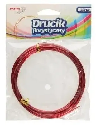 Produktbild von Druciki florystyczne 3mx2mm czerwone