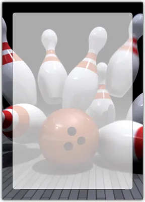 Produktbild von Bowling Motivpapier Briefpapier (MPA-5209, DIN A4, 100 Blatt) Kegeln Sport Bowlingkugel