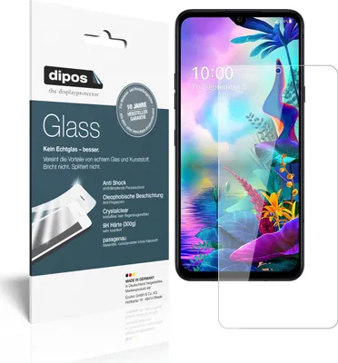 Produktbild von 2x Schutzfolie für LG V50s ThinQ - Anti-Shock 9H Folie dipos Glass Kunststoffglas