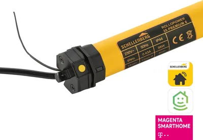Produktbild von Schellenberg Rolladenmotor Premium mit Funk 6 Nm Mini, Rohrmotor für 40 mm Welle bis zu 4 m², 21106