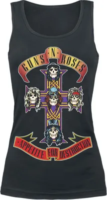 Produktbild von Guns N' Roses Top Damen Appetite For Destruction schwarz L