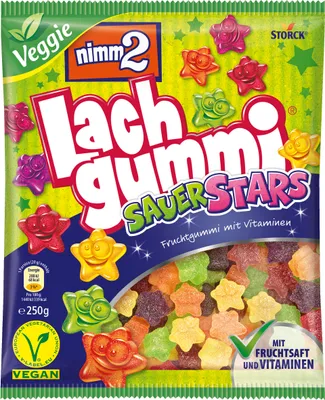 Produktbild von nimm2 Lachgummi - SAUERSTARS - 250g
