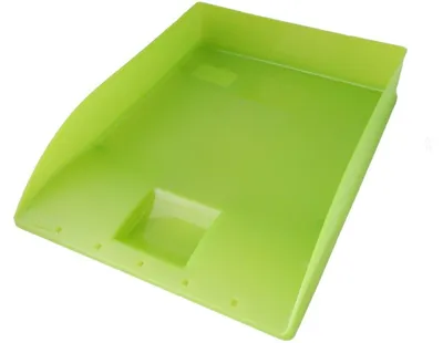 Produktbild von herlitz Briefablage, DIN A4, Polystyrol hellgrün-transluzent, Menge: 1 (Neu)