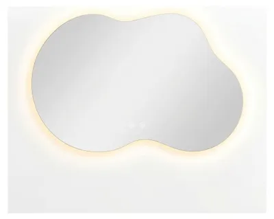 Zdjęcie produktu dla SensaHome Nathan, lampa do łazienki z oświetleniem LED - możliwość regulacji jasności - 2700K/4500K/6400K - asymetryczna - 60x90 cm