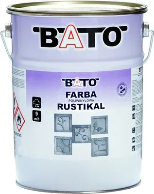 Obrázok produktu pre Polyvinylová farba na kov BATO RUSTIKAL biela 5L