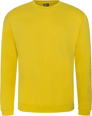 Image de PRORTX - Sweat-shirt "Pro" pour homme/femme Unie PC5476 (XS) (Jaune)