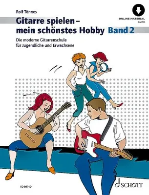 Obrázek produktu pro Gitarre spielen - mein schönstes Hobby. Band 2