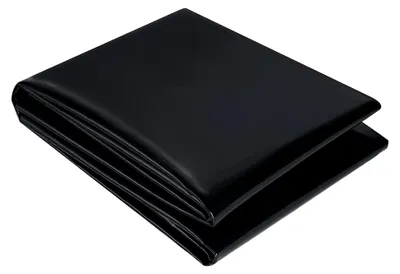 Produktbild von PVC Teichfolie 2M x 2M, Schwarz HDPE Teichfolien Schwerlast, Dichtungsfolie für Schwimmteiche, Gartenteiche, Brunnen, Wassergärten und Wasserfälle