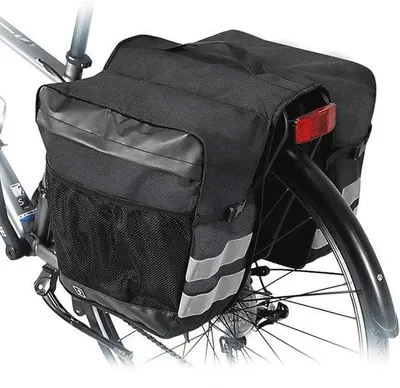 Productafbeelding van Famanu fietstas voor bagagedrager – Dubbele tas voor fietsen en outdooractiviteiten