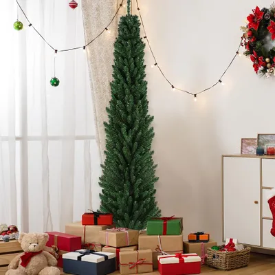 Image de Sapin de Noël artificiel de 150 cm avec 350 branches, sapin décoratif en PVC, décoration de Noël