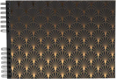 Immagine prodotto di Exacompta Néo Déco album fotografico nero con rilegatura a spirale 50 pagine nere 30x30 cm