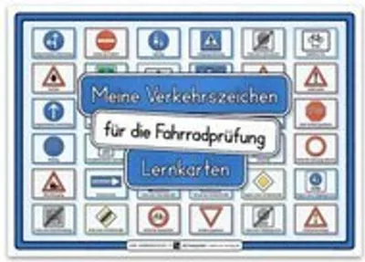 Obrázek produktu pro Meine Verkehrszeichen für die Fahrradprüfung- mit den neuen Verkehrszeichen
