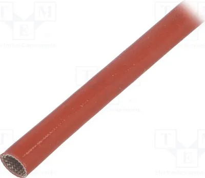 Produktbild von 10x Elektroisolierender Schlauch -60÷250°C ziegarben  ØInn: 6mm SCS4KV 6.0 RB 10 El