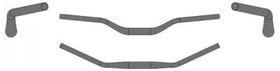 Zdjęcie produktu dla Ergotec Steerable 50 Comfort Ø31,8 mm 50 mm skok Czarny Piaskowanie