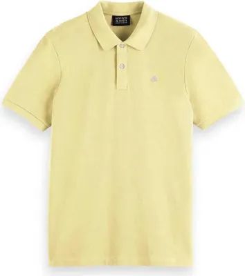 Image de Scotch & Soda Seasonal Core Kurzarm-poloshirt Gelb M Herren Gelb M