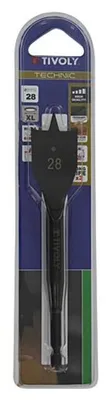 Image de Mèche bois plate Ø28 mm  queue hexagonale - TIVOLY