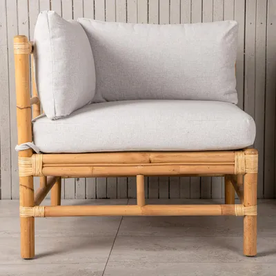 Produktbild von home24 Loungeecke - Weiß - Rattan - 75 x 70 x 76 cm
