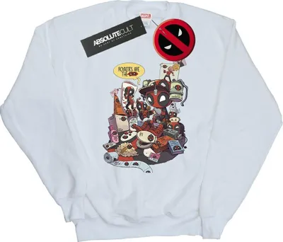 Produktbild von Marvel - "Merchandise Royalties" Sweatshirt für Herren BI21080 (XXL) (Weiß)