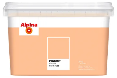Produktbild von Alpina Wandfarbe Pantone matt peach fuzz 2,5 L