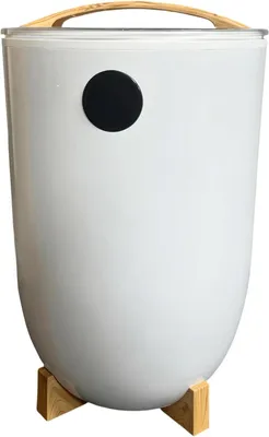 Produktbild von ZMH Handtuchwärmer Eimer Towel Warmer Handtuchwärmer Elektrisch LED-Licht Handtuchtrockner Automatische Abschaltung Handtuch für Zuhause Hotel Weiß