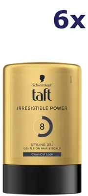 Produktbild von 6x Taft Styling Gel Irresistible Power Gel 300 ML