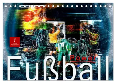Produktbild von Fußball Power (Tischkalender 2027 DIN A5 quer), CALVENDO Monatskalender