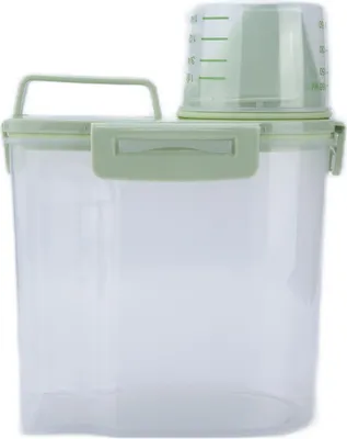 Produktbild von Haustiernahrungsbehälter wasserdicht und feuchtigkeitssicher Hundespeichertank mit Deckelmessbecher